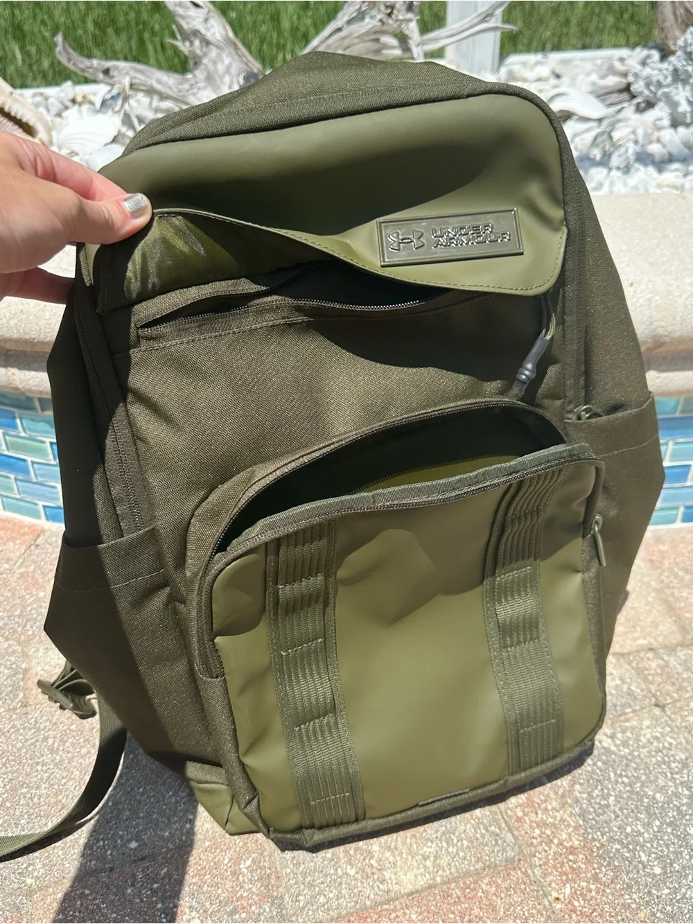 Under Armour Backpack (Olive Green) Never Used